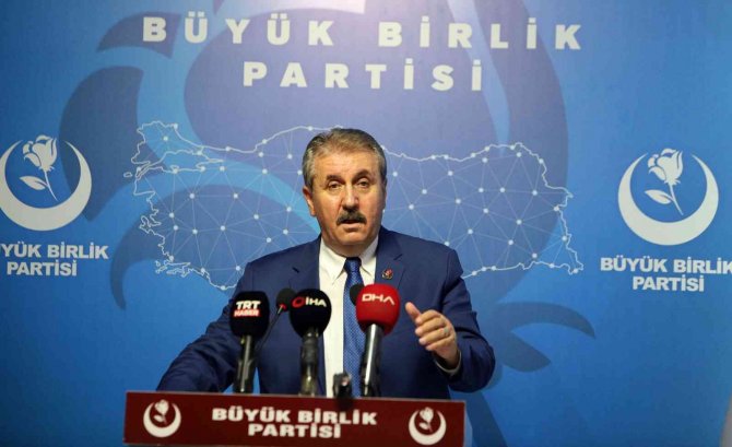 Bbp Genel Başkanı Destici: “(Millet İ̇ttifakı) Masanın 6’lı Değil 7’li Olduğunu Bu Millet Görüyor”