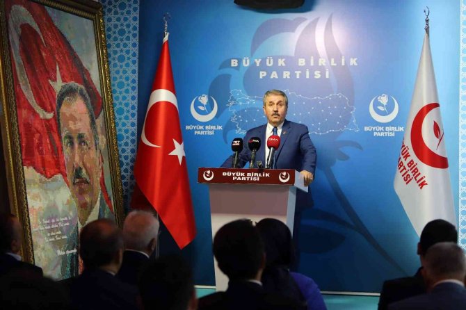 Bbp Genel Başkanı Destici: “(Millet İ̇ttifakı) Masanın 6’lı Değil 7’li Olduğunu Bu Millet Görüyor”