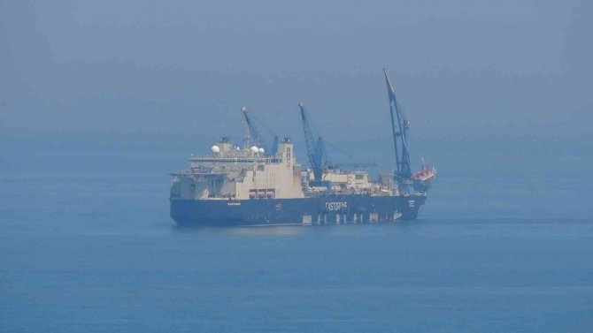 325 Metrelik Dev "Castorone" Gemi Zonguldak’a Ulaştı