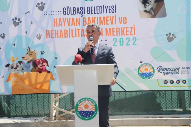 Gölbaşı Belediyesi ‘Hayvan Bakımevi Ve Rehabilitasyon Merkezi’nin Açılışı Yapıldı