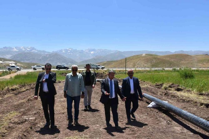Kaymakam Çimşit Doğalgaz Çalışmalarını İnceledi