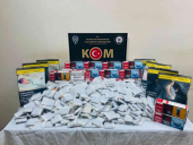 İ̇zmir Polisinden Sigara Kaçakçılarına Darbe