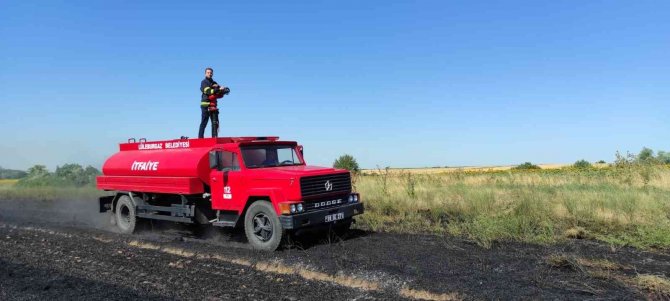 Kırklareli’de 55 Dekar Buğday Tarlası Küle Döndü