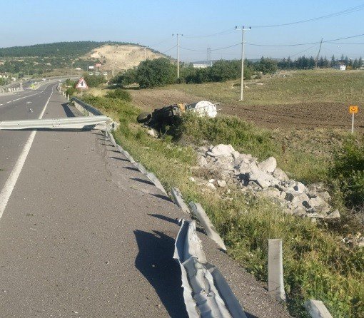 Tavşanlı Kütahya Karayolunda Trafik Kazası: 1 Yaralı