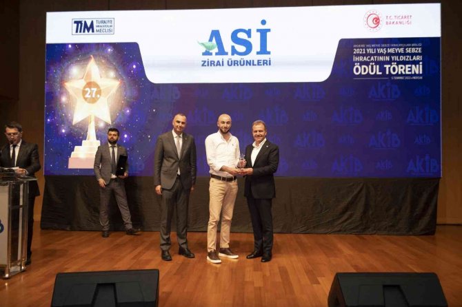 Başkan Seçer, Aki̇b’in ’2021 Yılı Yaş Meyve Sebze İ̇hracatın Yıldızları’ Ödül Törenine Katıldı