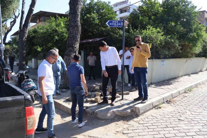 Nazilli’de Bozulan Yollar Yapıldı