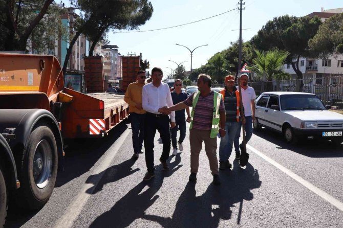 Nazilli’de Bozulan Yollar Yapıldı