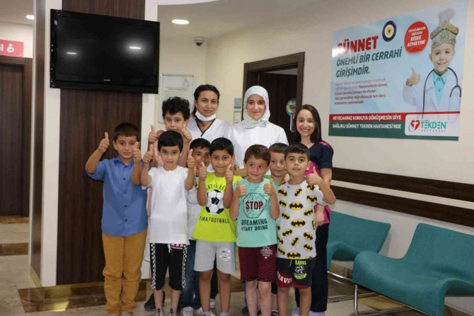 Merkezefendili Çocuklar Tekden’de Sünnet Oldu