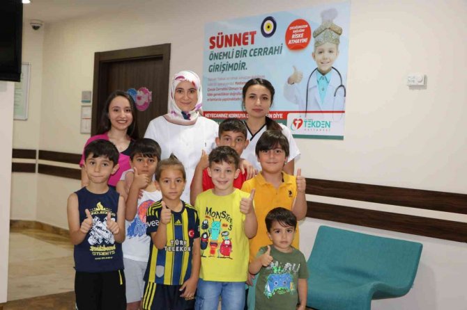 Merkezefendili Çocuklar Tekden’de Sünnet Oldu
