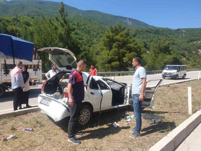 Tokat’ta Otomobil Takla Attı: 6 Yaralı