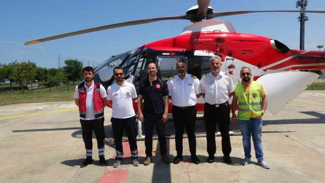 Helikopter Ambulans En Yoğun Günlerini Yaz Mevsiminde Yaşıyor