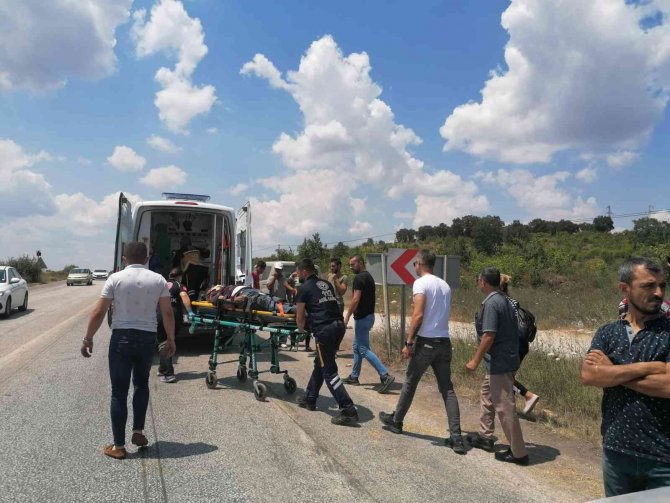 Çan’da Trafik Kazası; 1 Ağır Yaralı