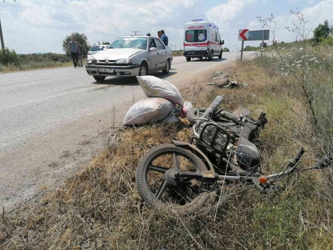 Çan’da Trafik Kazası; 1 Ağır Yaralı
