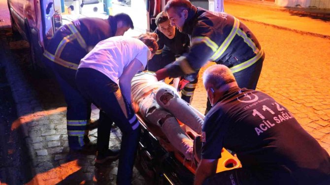 Edirne’de Kontrolden Çıkan Otomobil Duvara Çarptı: 1 Yaralı