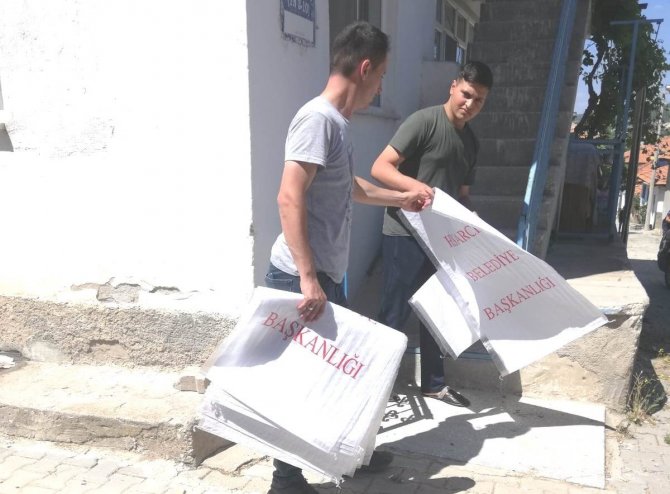 Hisarcık’ta Kurban Atıkları İçin 3 Bin Poşet Dağıtıldı