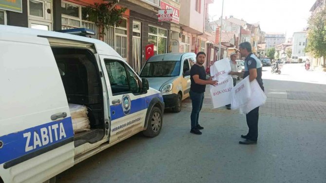 Hisarcık’ta Kurban Atıkları İçin 3 Bin Poşet Dağıtıldı