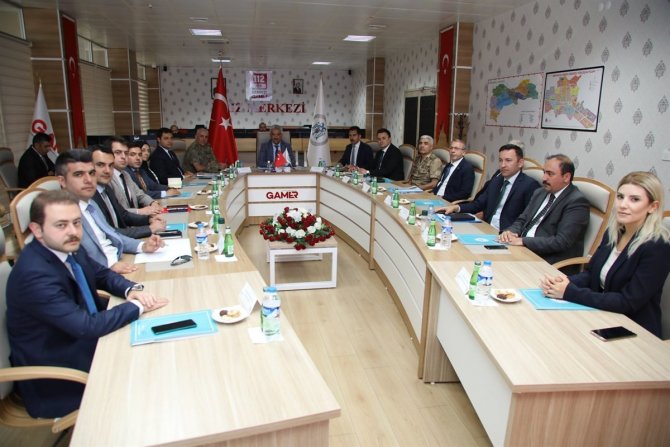 İ̇l Güvenlik Ve Asayiş Koordinasyon Toplantısı Yapıldı