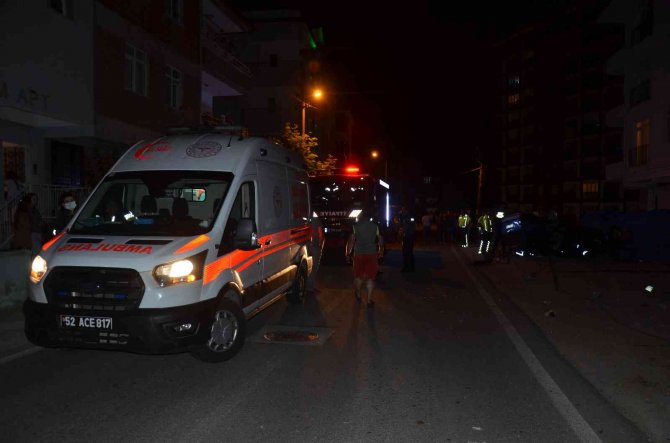 Takla Atan Otomobilden Yara Almadan Kurtuldular