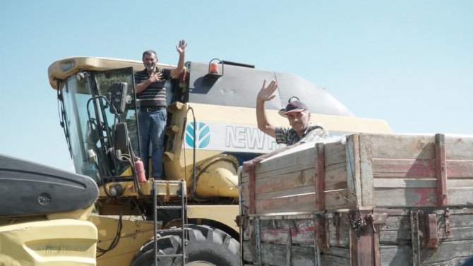 Mustafakemalpaşa’da Buğday Hasadı Başladı