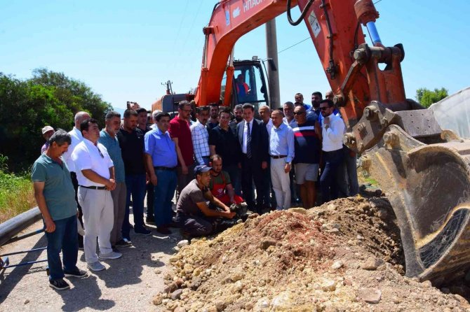 Beykonak’ta Sulama Suyu Sorunu Çözülüyor