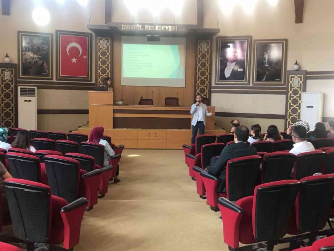 İ̇negöl Belediye Personeline Sağlıklı Yaşam Eğitimi