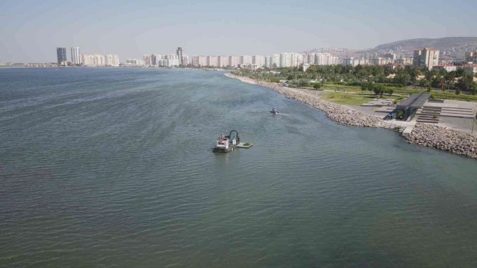 Bostanlı’daki Deniz Marulu Temizliği Tamamlandı