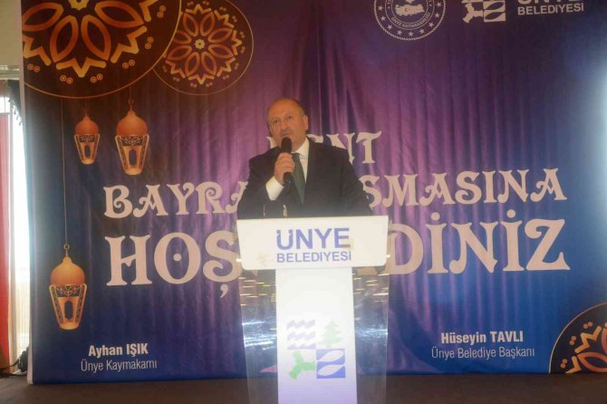 Ünye’de Bayramlaşma Töreni