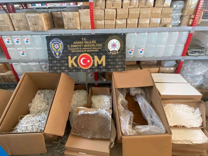 Adana’da 21 Milyon Kaçak Makaron Ele Geçirildi