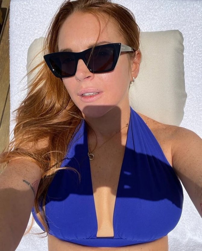 Dünyaca Ünlü Oyuncu Lindsay Lohan Bodrum’da Balayı Yapıyor