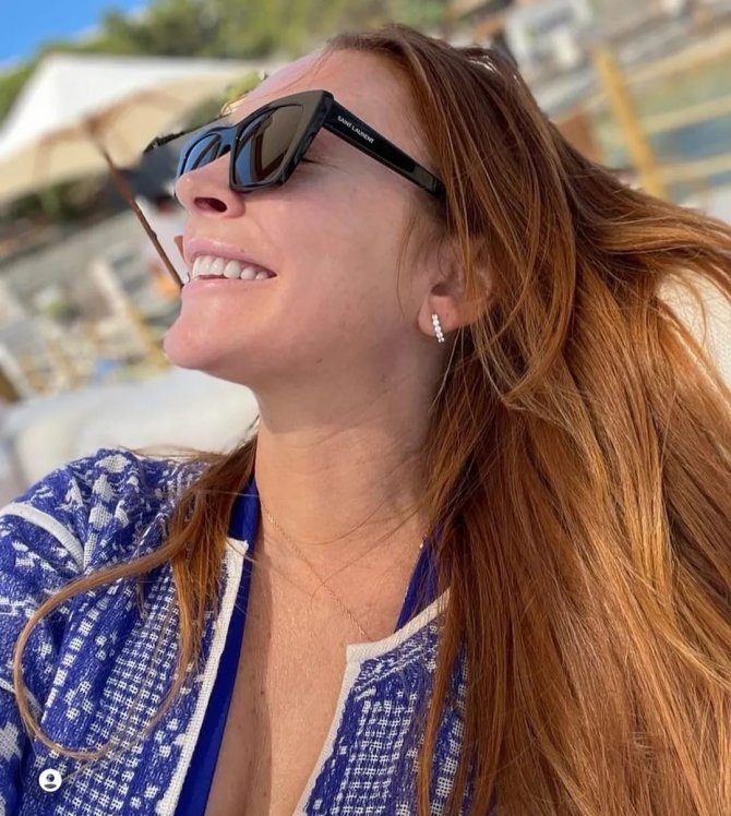 Dünyaca Ünlü Oyuncu Lindsay Lohan Bodrum’da Balayı Yapıyor