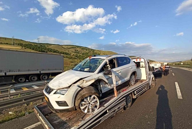 Çankırı’da Otomobil Takla Attı: 1 Yaralı