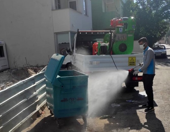 Kahramanmaraş’ta Ortak Kullanım Alanları İlaçlandı