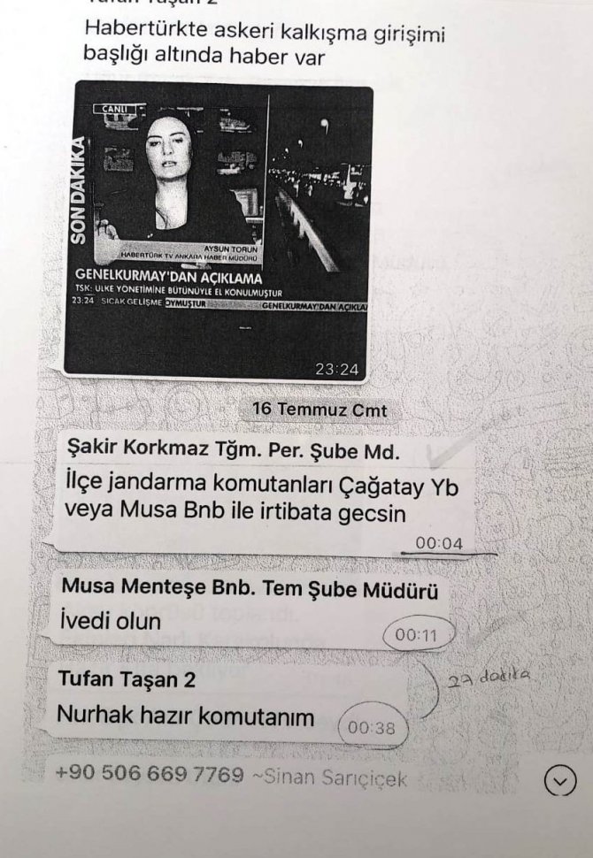 Fetö’cü Askerler Kahramanmaraş’ta Darbeye Böyle Hazırlanmış