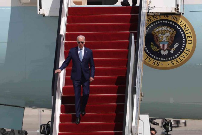 Biden, İ̇srail’de Törenle Karşılandı