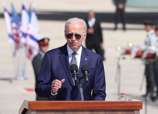 Biden, İ̇srail’de Törenle Karşılandı