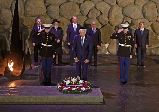 Biden, Yad Vashem Soykırım Anıtı’nı Ziyaret Etti