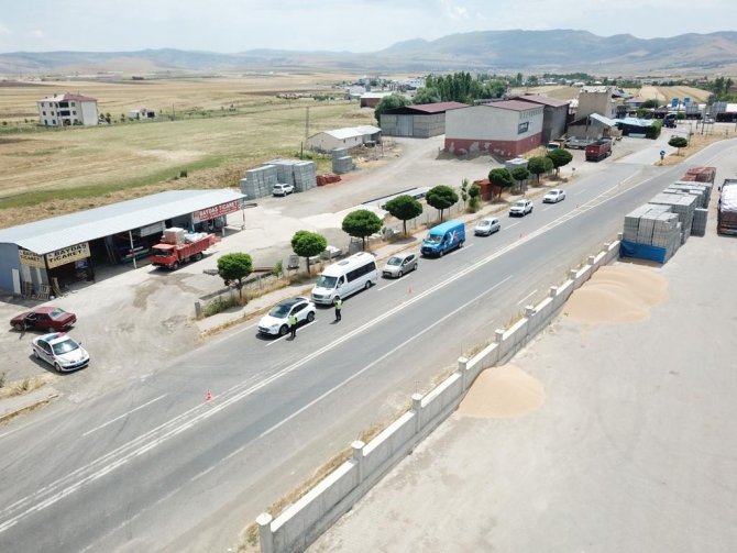 Elazığ’da Dron Destekli Trafik Denetimi
