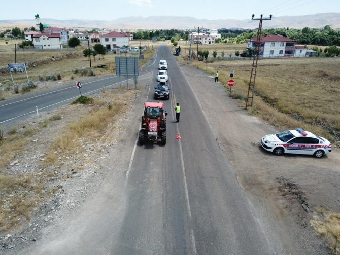 Elazığ’da Dron Destekli Trafik Denetimi
