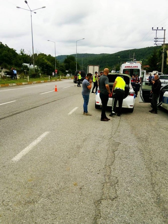 Zonguldak’ta Trafik Kazası: 1 Yaralı