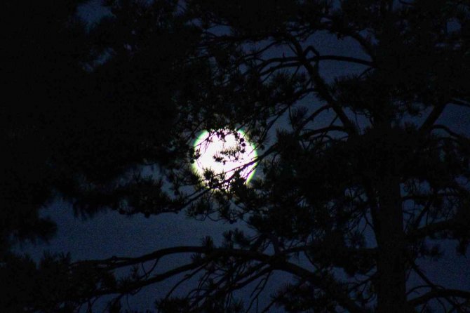 Van’da Kartpostallık Dolunay Manzarası