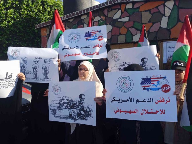 Biden Filistin Ziyareti Gazze’de Protesto Edildi
