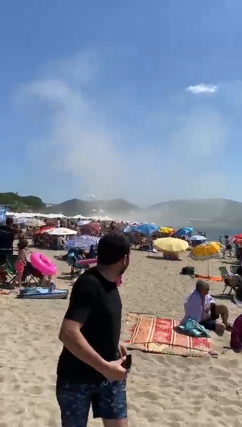 Balıkesir’de Plajda Hortum Oluştu