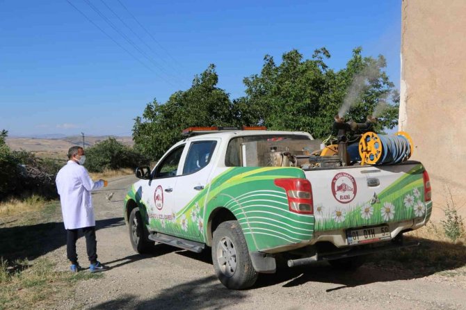 Elazığ İ̇l Özel İ̇daresinden Haşere Ve Larva İle Mücadele