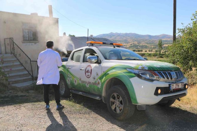 Elazığ İ̇l Özel İ̇daresinden Haşere Ve Larva İle Mücadele