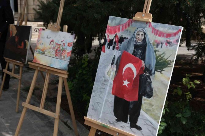 15 Temmuz Ruhu Tuvallere Resmedildi