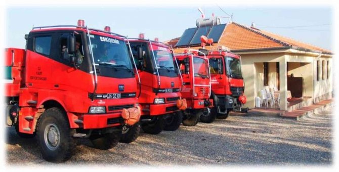 Eskişehir Ve Afyonkarahisar Ekipleri Datça Yangınında