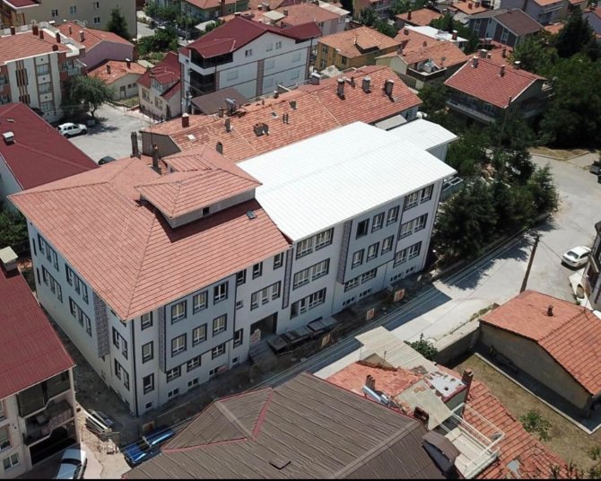 Gediz’de Yatılı Kız Kur’an Kursu İnşaatında Sona Yaklaşıldı