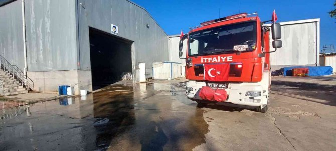 Alüminyum Fabrikasında Çıkan Yangın Söndürüldü