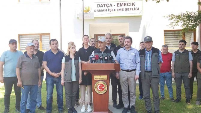 Datça’daki Orman Yangını Kontrol Altına Alındı