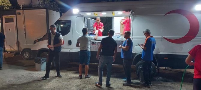 Kızılay’dan Muğla’daki Orman Yangınına Yardım Eli